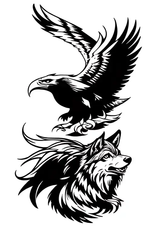 Eagle And Wolf