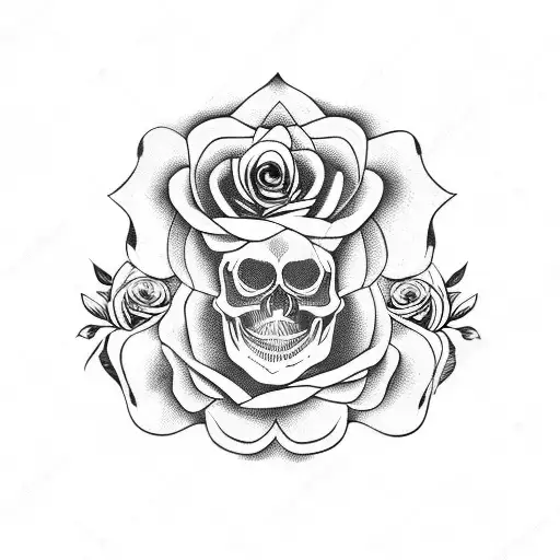 Skull And Roses