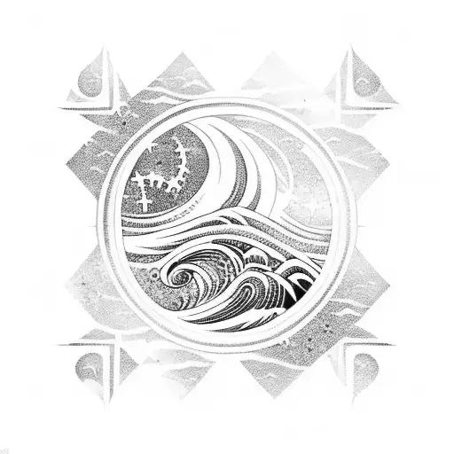 Ocean Wave Constellation Polynesian Travel Adventure