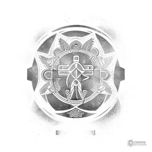 Greek Aquarius Full Sleeve