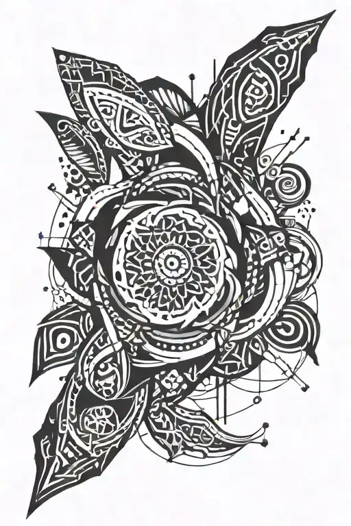 Tattoo Sketch Of Torn Skin In Black And White Minimalist Style On The Forearm