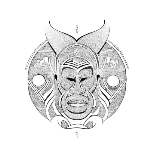 African Or Kenyan Traditional With A Blend Of Maori