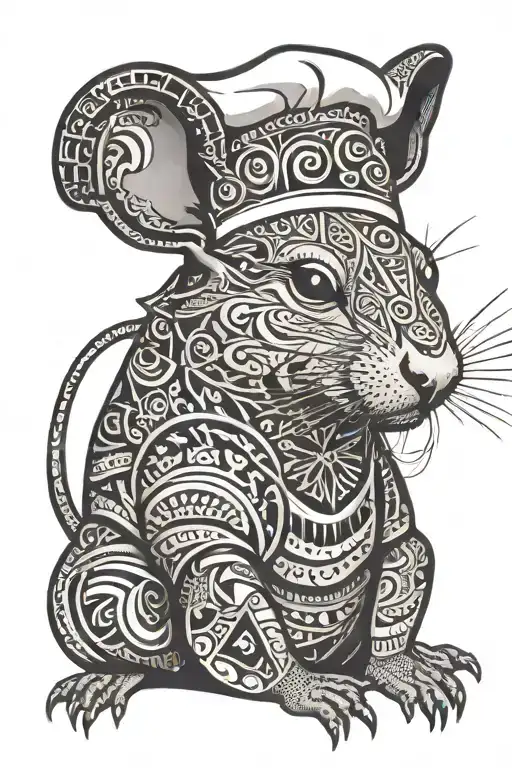 Remy The Rat Wearing A Chef Hat