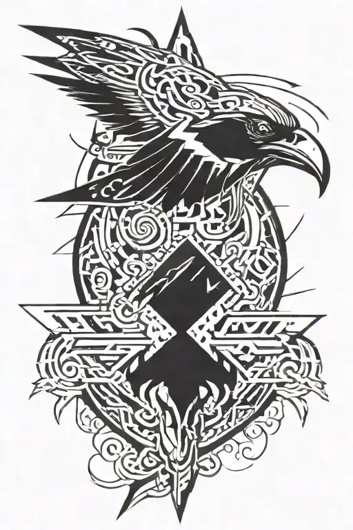 Cyber Sigilism Crow Sharp Looking