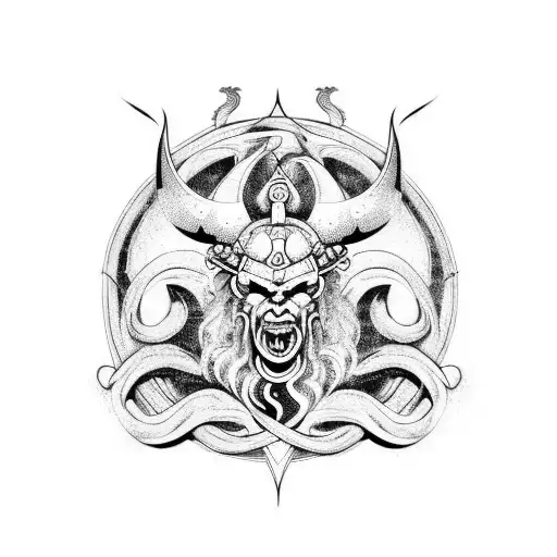 Ornemental Viking Dragon