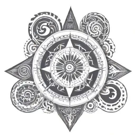 Sundial Sun And Moon