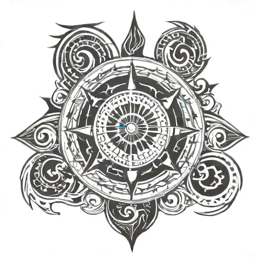 Sundial Sun And Moon