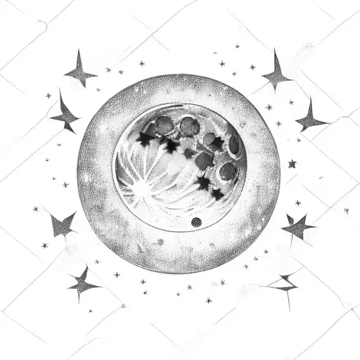 Moon And Stars