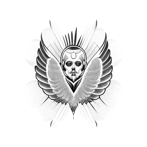 Male Arch Angel Crest Pattern