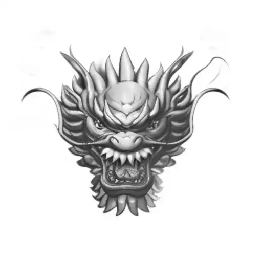 Chinese Dragon Head
