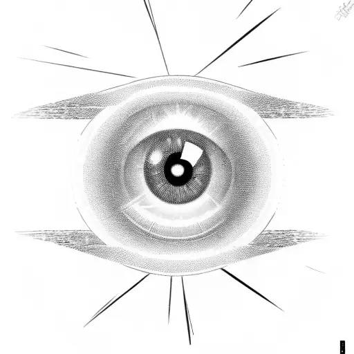 Human Eye With The Iris Being The Planet Saturn And Other Stars Next To It