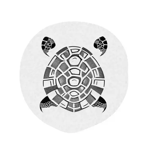 Turtle Made Or Recycle Symbol