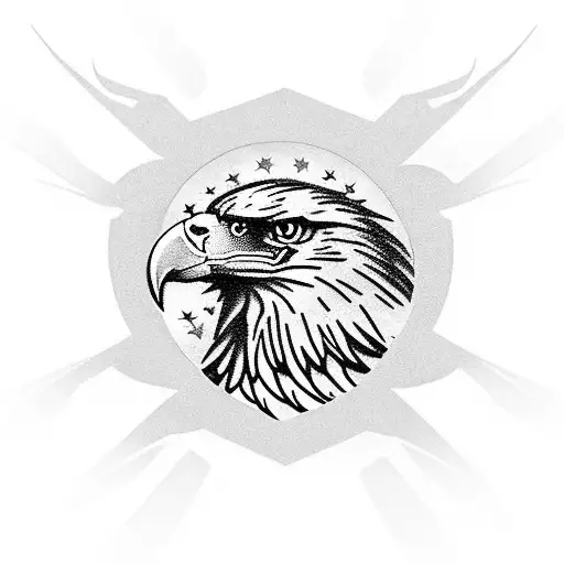 Eagle With Number 10