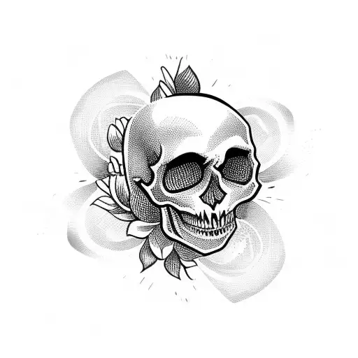 Skull And Roses