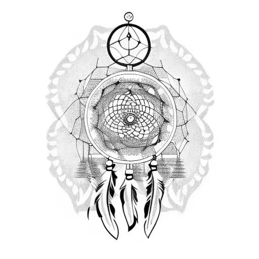 Dream Catcher And Guitar