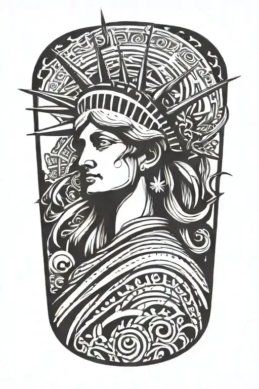 Sad Statue Of Liberty