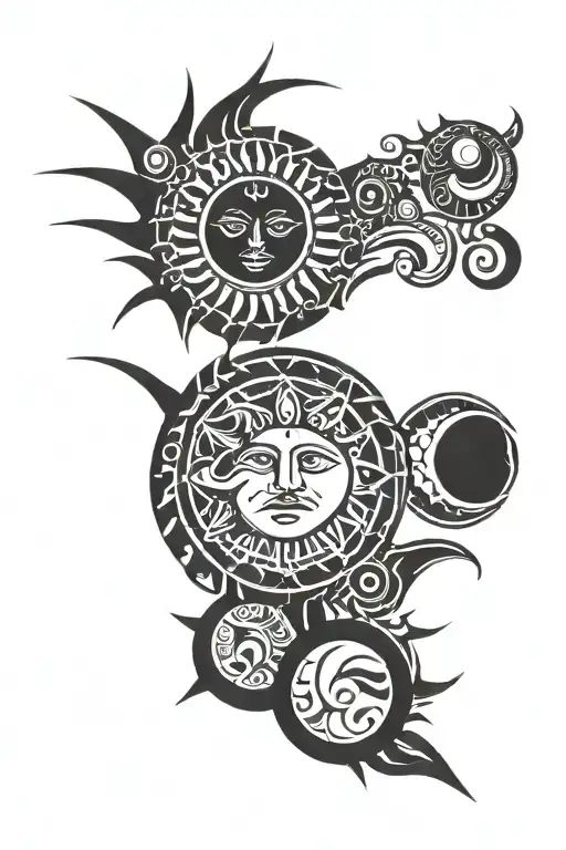 Sun And Moon Phases Forming