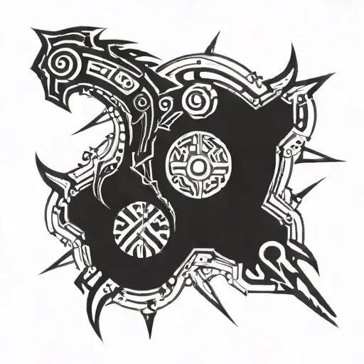 Goth Cyborg Warrior Inspired