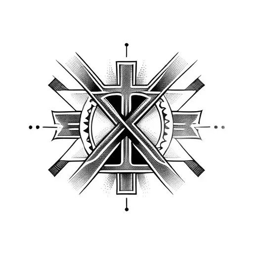 Simple Black Cross Triceps