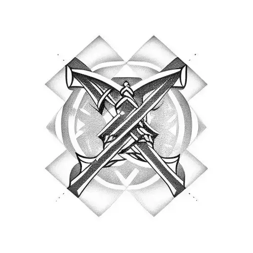 Simple Black Cross Triceps