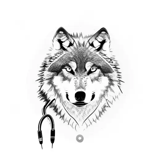 Wolf With Stethoscope