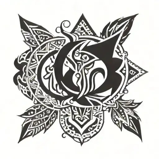 Matching Best Friend Tattoo Design