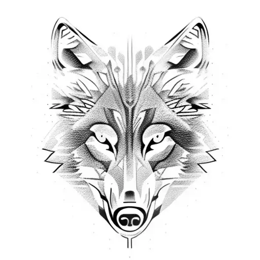 Wolf Face From The Side