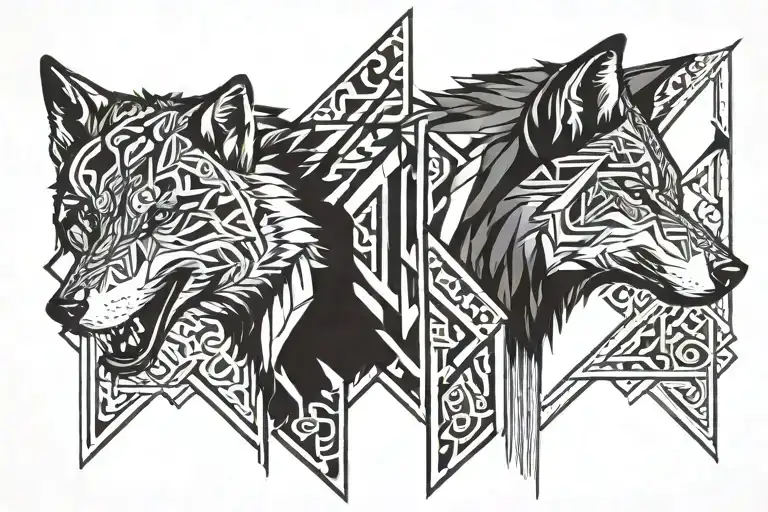 Wolf And Arrow