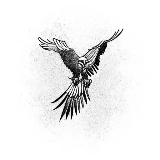 Eagle Taking Off Upwards