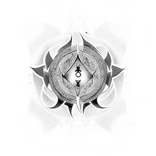 Neo Tribal Memorial Piece For Mom