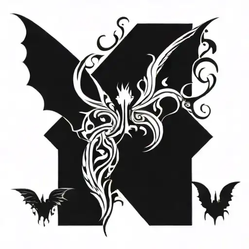 Bats And Angel Wings