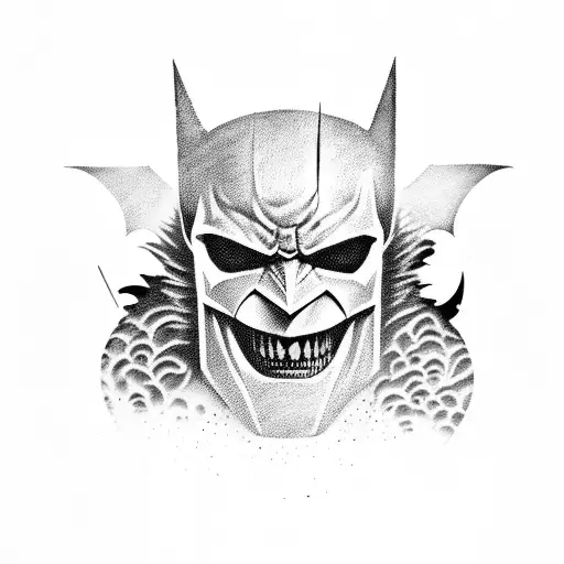 Batman Who Laughs Skull