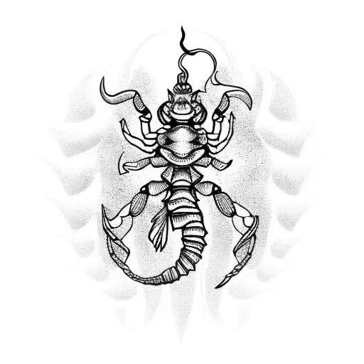 Scorpio Zodiac Tattoo With 03 November Birthdate