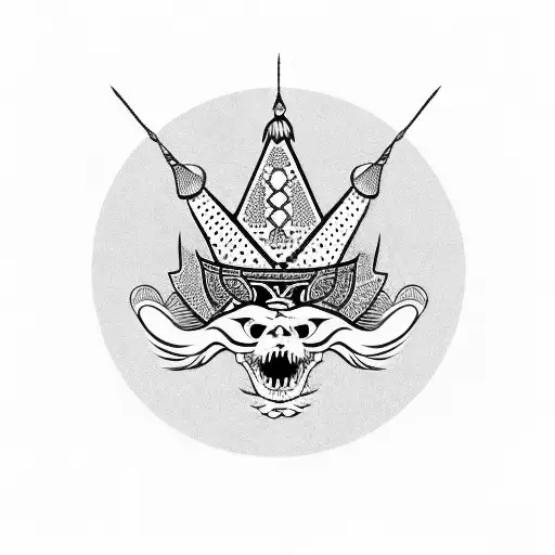 Dragon Wearing A Sombrero And Borachas