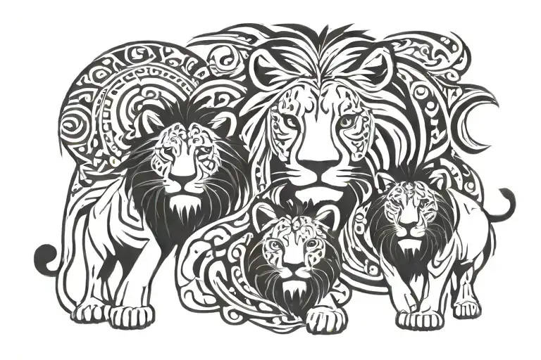 Lion And Cubs Kids Names