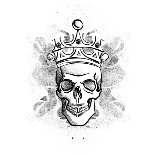 Skull With Crown