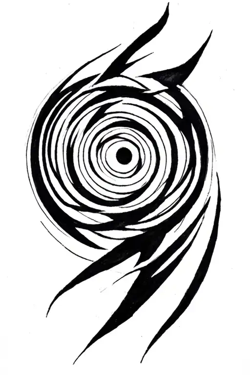 Draw An Sketch With Circle Lines In Style Cebersigilism