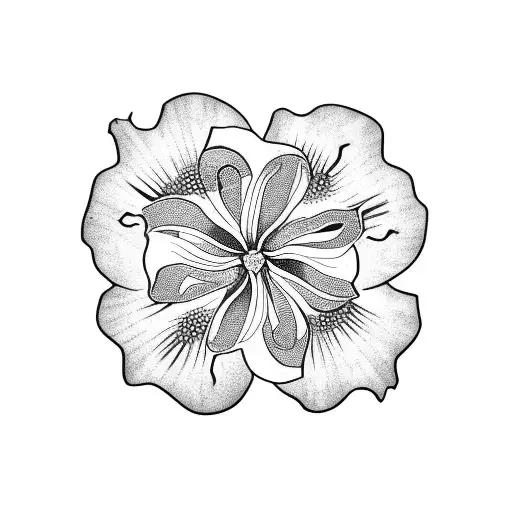 Turtle And Hibiscus Flowers