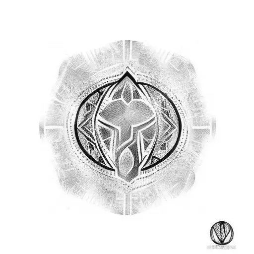 African Tribal Sleeve With Zulu Shield