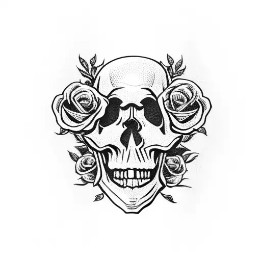 Skull And Roses