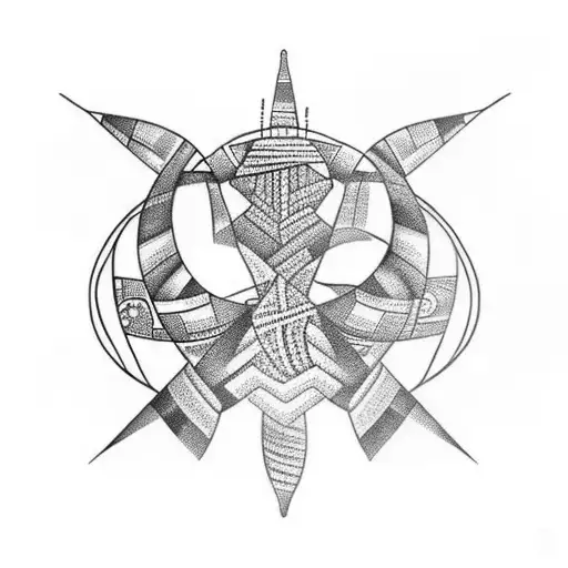 Semi Colon Mixed With Tribal Bicep Band