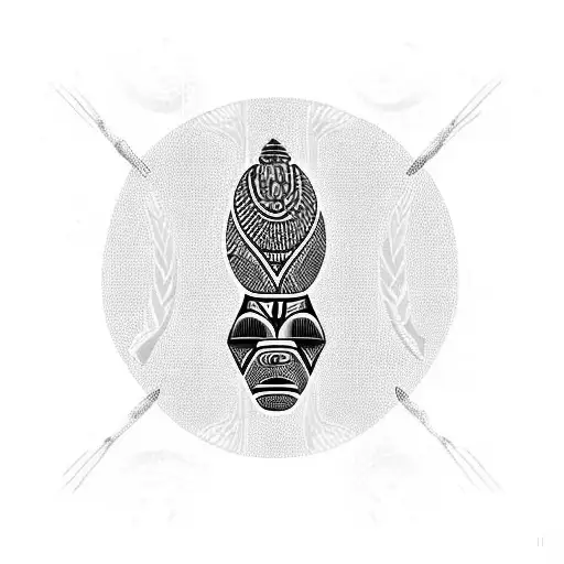 African Tribal With Zulu Shield