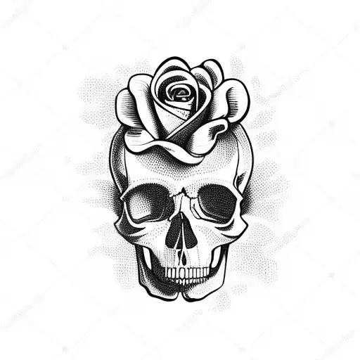 Skull And Roses