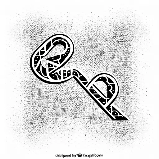 Letter B Sign Abstract Simple