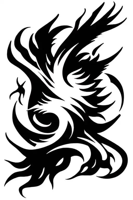 Crane Eternity Fierce Loyal Passion Knowledge Fire