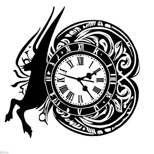 Sagittarius With Clock