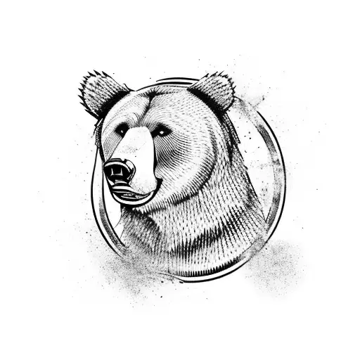 Bear Angry And Cool With Scar Across Fave