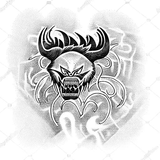 The Beast Of Darkness Bursts Out Of The Heart