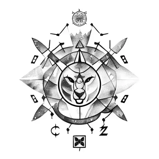 Leo And Cancer Zodiac Constellation