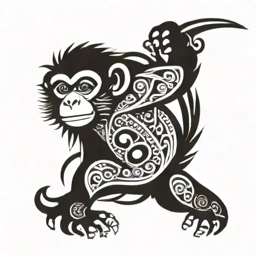 Monkey Surfing Hakuna Matata